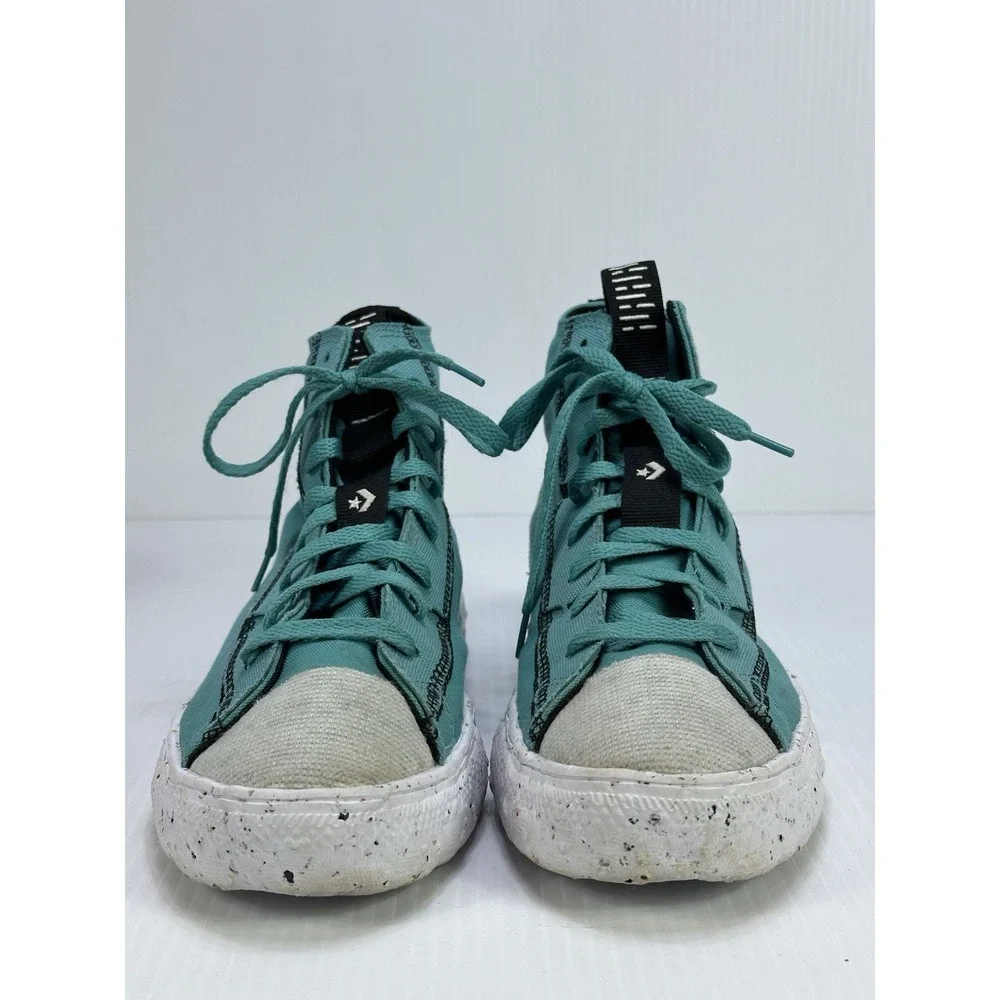 Converse Chuck Taylor All Star Turquoise High Top Sneakers Lace Up M 8 W 10 - Picture 3 of 14